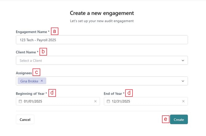 Payroll creation